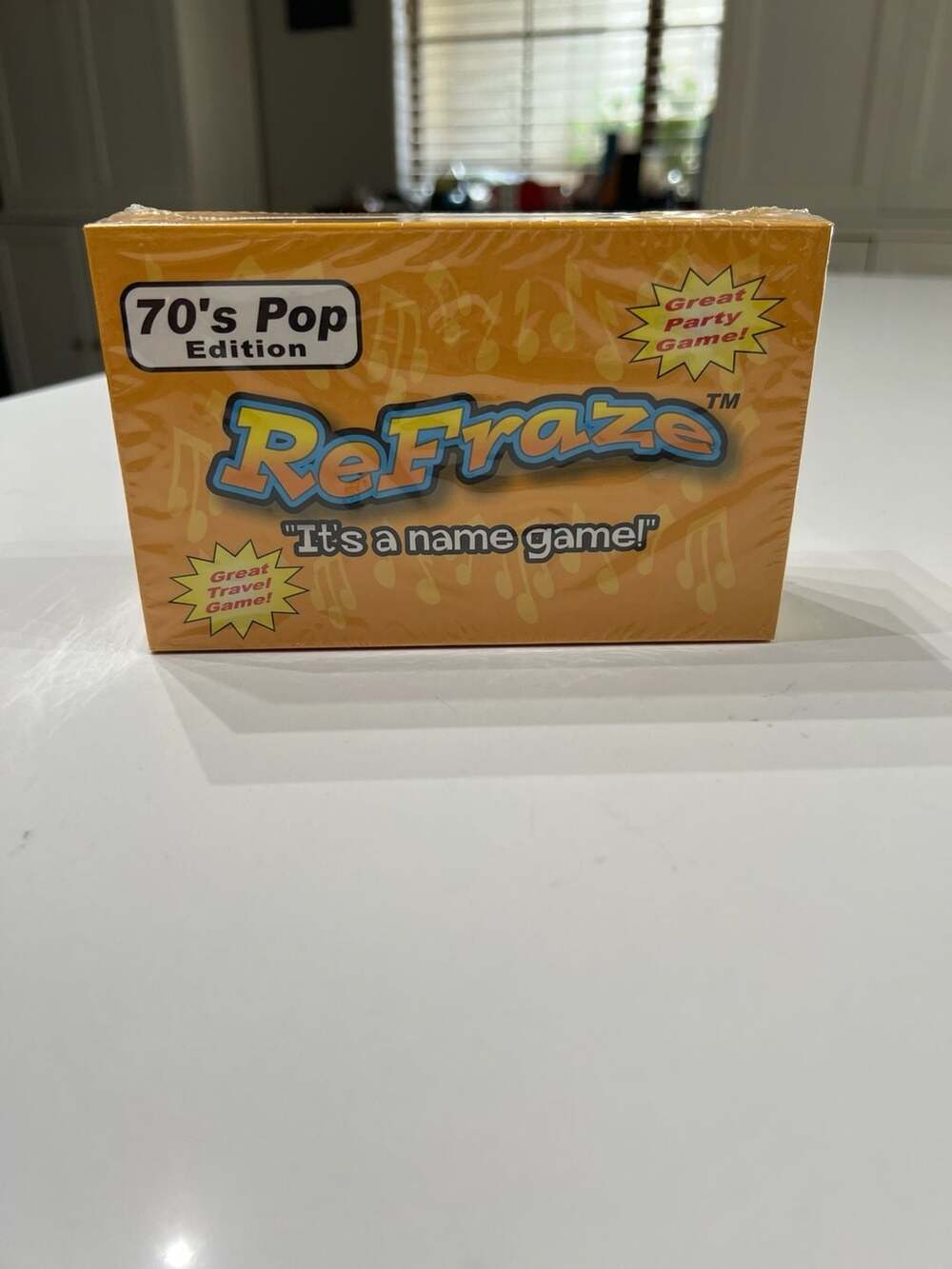 Talicor ReFraze 70's Pop Edition Card Game Sealed New Party Travel